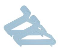 Cintres Enfant - BIECO - 16 pcs - Plastique - Longueur 30 cm - Couleur Blanc
