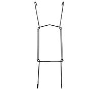 Cintres invisibles pour assiettes murales | Supports décoratifs de vaisselle à suspendre au mur (crochet d'assiette noir, 36 à 46 cm)