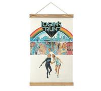 Cintres magnétiques pour affiche de film Logan's Run - Décoration murale en tissu à suspendre - Pour le salon