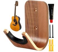 Cintres muraux pour guitare | Support mural en bois pour ukulélé | Décoration d'intérieur pour instruments à cordes, rangement de garage utilitaire pour la maison et le travail