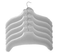 Cintres Pliables, 5 pièces cintres gonflables étanches et étanches 17x10 PVC Blanc Portable pour Voyage, Voyage d'affaires, Camping et Plus Encore, Portable