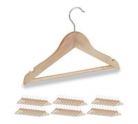 Cintres pour enfants 3,5 kg 19,5 cm cintres en bois pour enfants léger 60 pièces