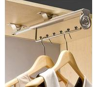 Cintres pour Pantalons, Cintres à Pantalons coulissants, Porte-Pantalons, penderie, Tringle à vêtements Extensible, 25 à 45 cm, en Acier pour Le Rangement des vêtements