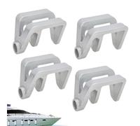 Cintres pour pare-chocs de bateau - 4 taquets de rail de bateau, taquet de connexion et de libération rapides, solution d'amarrage sécurisée | Cintre de bateau robuste, taquet de quai de qualité