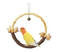 Cintres pour perroquets - Cintres pour cage - Hamac avec cage pour calopsittes - Jouets pour perruches - Jouets pour cages à oiseaux - Porte-cintres - Paire de jouets