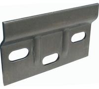 Cintres pour plaque murale en acier pour armoire penderie. Lot de 10. D027.