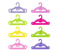 Cintres pour Poupées, Cintre Enfant en Plastique, Cintres pour Vêtements de Poupée, Mini Cintre Poupée Naissance Bébé, pour Vêtements d'enfants et Bébés, pour Poupées, Penderie pour Poupée, 8 Pièces