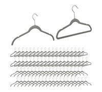 Cintres pour robes et pantalons 80 pièces léger cintres en velours couleur gris