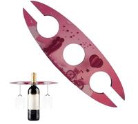 Cintres pour verres à vin, porte-verres à vin | Cintres pour porte-bouteilles artisanaux en bois | Articles de décoration pour porte-bouteilles, porte-verres à vin pour comp