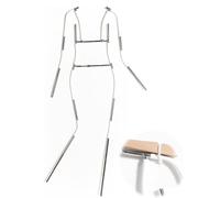 Cintres réglables pour vêtements de corps de mannequin, support de présentation de forme de robe de photographie avec design de suspension amovible pour jupes et vêtements de mode pour femmes