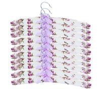 Cintres rembourrés, 10pcs 15 Pouces à Motif Floral cintres de Pull sans Bosse d'épaule, cintres à vêtements rembourrés antidérapants pour Lingerie de Chemisier de Chemise (Motif-2)