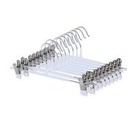 Cintres robustes antirouille et résistants rayures, White | Cintres multifonctionnels sans rayures, avec poignées antidérapantes, pour salle de bain, balcon, supports de