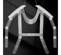 Cintres Transparents pour Mannequins, Cintre Invisible en Acrylique en Forme de Corps, Présentoir pour Robe de Photographie avec Mousse Antidérapante, Joint de Rotation Amortissant, Ci B Women's Wear