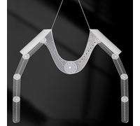 Cintres Transparents pour Mannequins, Cintre Invisible en Acrylique en Forme de Corps, Présentoir pour Robe de Photographie avec Mousse Antidérapante, Joint de Rotation Amortissant, Ci A Women's Wear