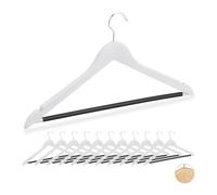 Cintres vêtements 60 pièces en bois Garde robe Pantalons Costumes