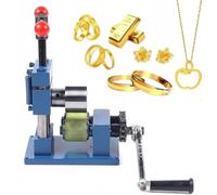 Cintreuse À Anneaux, Outil De Cintrage pour Anneaux De Cuillère, Cintreuse À Métaux, Cintreuse À Manivelle pour Bracelets Et Bagues, Laminoir Manuel pour Bijoux, Outils D