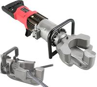 Cintreuse à Fers à Béton Électro-Hydraulique 4-22mm Angle 0-90°, Cintrage Rapide 2.5-3s avec Piston Hydraulique Haute Poussée, Commande à Un Bouton pour Construction, avec Boîte de Rangement Incluse