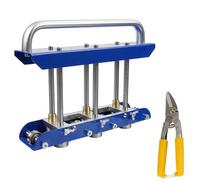 Cintreuse à rouleaux à trois postes, outil de cintrage de toiture en métal avec angle de flexion réglable pour applications en tôle