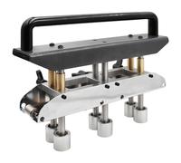 Cintreuse à Rouleaux de Bord à Trois Stations, Cintreuse à Rouleaux de Tôle à Grand Rayon à Angle de 0 à 90 °, Outil de Cintrage de Tôle de Toiture pour Plier les