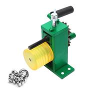 Cintreuse à roulettes for bagues, bracelets, boucles d'oreilles, manivelle, machine de formage manuelle de bandes métalliques multi-rainures for outil de fabrication de bijoux DIY