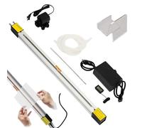 Cintreuse acrylique 30/60/80 cm, machine de cintrage à chaud manuelle pour plaques plastiques PVC, avec pompe à eau et refroidissement par eau, pour le cintrage de plastique de 1 à 6 mm (30