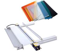 Cintreuse acrylique avec support et guide d'angle, outil de cintrage haute performance pour plaques PVC assurant un chauffage uniforme, idéal pour les vitrines et les caissons lumineux.