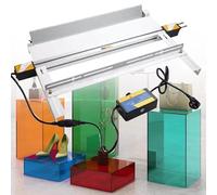 Cintreuse acrylique chauffante pour caisson lumineux en PVC avec support d'angle pour bandes de 1 à 6 mm destinées à la fabrication d'enseignes, 30 cm