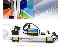 Cintreuse acrylique, cintreuse d'angle chauffante pour acrylique, machine à cintrer le plastique acrylique, cintreuse chauffante manuelle avec température réglable et 2 fils chauffants pour