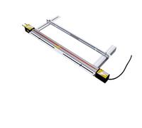 Cintreuse acrylique, cintreuse pour plastique acrylique et PVC, manuelle avec support, chauffe-bande de cintrage, cintreuse en S (avec support, 1250 mm)