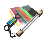 Cintreuse acrylique électrique à chauffage, affichage externe de la température, pour le cintrage de plastique d'une épaisseur de 1 à 6 mm, réglage progressif par bouton rotatif, 30 cm