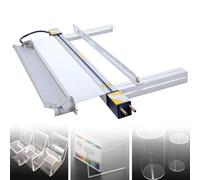 Cintreuse acrylique, machine à cintrer pour bande lumineuse en plastique, outil de chauffage à chaud pour PVC, 30 cm / 60 cm / 125 cm, avec positionnement angulaire, 125 cm