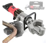 Cintreuse Barres D'Armature éLectrique, Machine à Cintrer Barres D'Armature Hydrauliques 1100 W, 4 à 22 Mm dans Angle Courbure 2.5-3 Secondes, Barre d'acier à Cintrage Facile