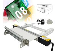 Cintreuse chauffante pour acrylique avec dispositif de réglage d'angle et support, outil de pliage de plastique indispensable pour le marquage de lettres et les projets de pliage en angle.