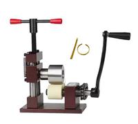 Cintreuse d'anneaux en métal - Outil de cintrage à manivelle pour bracelets et anneaux de cuillère, machine polyvalente pour façonner des blancs et la fabrication de bijoux