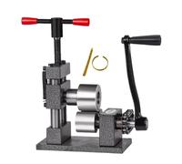 Cintreuse d'anneaux en métal - Outil de cintrage à manivelle pour bracelets et anneaux de cuillère, machine polyvalente pour façonner des blancs et la fabrication de bijoux