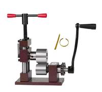 Cintreuse d'anneaux en métal - Outil de cintrage à manivelle pour bracelets et anneaux de cuillère, machine polyvalente pour façonner des blancs et la fabrication de bijoux