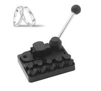 Cintreuse d'anneaux - Outil de mise en forme réglable, cadre en métal solide, dispositif de formage de précision, équipement de fabrication de bijoux | Accessoire d'atelier avec contrôle précis des co