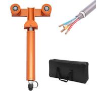 Cintreuse de câble hydraulique manuelle en alliage d'aluminium avec angle réglable de 0 à 180° et étui portable pour une utilisation et un rangement faciles