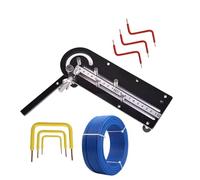 Cintreuse de fils - Contrôle d'angle manuel ergonomique et robuste | Cintreuse de câble manuelle pour fil de fer pour électricien, ouvrier, conduit, câble, fer, réparation automobile