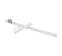 Cintreuse de Tiges D'établi Manuelle pour Cintres en Acier au Carbone | Contrôle D'angle, Usage Débutant, Projets Mobiles, Argenté, pour Tubes et Tiges Douces