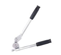 Cintreuse de tube à 180 degrés avec poignée antidérapante - 6 mm/8 mm - Coude solide - Tuyau en cuivre inoxydable - Outil d'installation industrielle