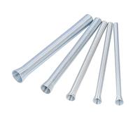 Cintreuse de tube à ressort en acier super élastique 5 pièces 5/8in 1/2in 3/8in 5/16in 1/4in PVC Cintrage de fil électrique Tuyau de tension Ressort Cintreuse pour tube en acier à paroi mince en alumi