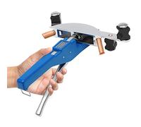 Cintreuse de Tubes, 6-22 mm Cintreuse de Tubes Portable, Cintreuse de Tube à Main, avec ébavureur et têtes de flexion, Angle de flexion de 90°, Pince à cintrer des Tubes en Cuivre, Tubes en Aluminium