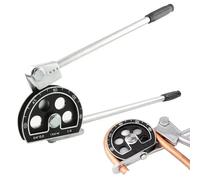 Cintreuse de tubes robuste de 19 mm - Outil de cintrage manuel à 180° pour tuyaux en laiton et aluminium de 19 mm, qualité professionnelle pour des plis sans plis
