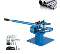 Cintreuse de tubes robuste - Machine manuelle d'établi avec 7 matrices, angle de cintrage de 0 à 200° pour acier, métal et cuivre de 25 à 75 mm - Idéale pour les ateliers de réparation et la constru