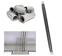 Cintreuse de tuyau à ressort en PVC 40 cm en acier à haute teneur en carbone pour tuyaux de 16 à 32 mm, installation d'eau, électricité, dispositif de traitement de décoration d'intérieur (16 mm)