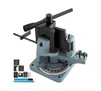 Cintreuse de tuyaux UB-100 levier détachable manuel Tube en acier à Angle rond plat chaud et froid Machine cintrer universelle 120 degrés Assurer la Stabilité