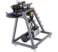 Cintreuse électrique VEVOR, cintreuse de tubes 750 W avec cylindre hydraulique de 6 l, 3 matrices et angle de cintrage maximal de 180 ° pour tubes de 3/4 à 2 pouces