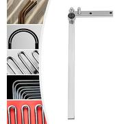 Cintreuse en acier au carbone, outils manuels créatifs en fer à faire soi-même, cintreuse manuelle pour barres de fer, diamètre flexible maximal 0,8 cm, barre en acier de 8 mm, 33 x 16 x 5 cm