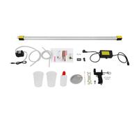 Cintreuse en acrylique 125 cm 1500 W pour plastique, PVC, acrylique, 0-6 mm d'épaisseur, avec régulateur de température et thermomètre, machine de cintrage électrique pour technique publicitaire